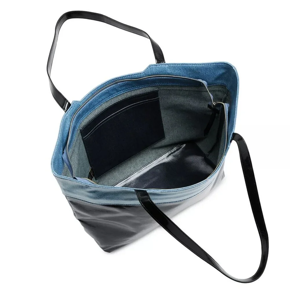 Rag & Bone Women’s Emerson Tote Coated Canvas Denim (MSRP $298)
